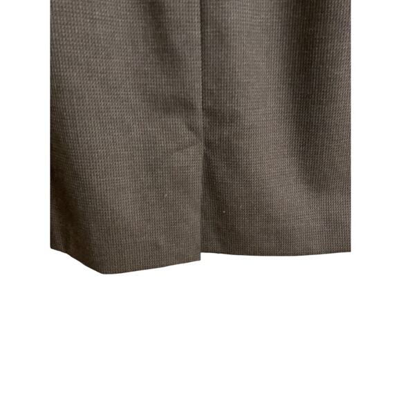 Halogen Skirt Women's SZ 12P Brownish Gray Plaid Ruffle Above Knee Length - Picture 8 of 11